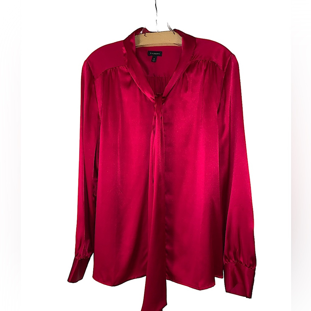 TALBOTS SILK TOP💋EUC